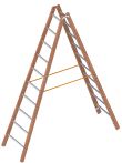 Layher Verbundstehleiter 1028 Länge: 2,95 m (1028010)