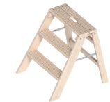 Layher Klappbarer Holzstufentritt 1055 Länge: 0,78 m (1055003)