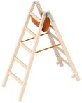 Layher Holzstehleiter mit Breitsprossen 1059.2 Länge: 1,5 m (1059205)