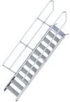 Layher Alu-Treppe 111, 45°, Höhe: 2,2 m, Breite: 0,8 m (1118111)