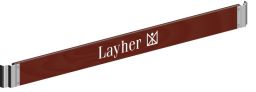 Layher Bordbrett mit Klaue, Holz 1,95 x 0,15 m (1239195)