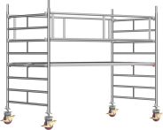 Layher Fahrgerüst Uni Standard mit Gerüststützen - Arbeitshöhe: 3,2 m  (1402101)