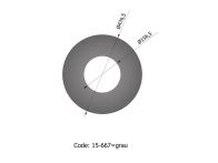 TermaTech Rosette Ø150mm flach (15-667)