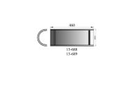 TermaTech Hitzeschild für, L=460, Ø150mm (15-689)