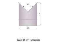 TermaTech Wandfutter Ø150mm Ecke innen (15-744)