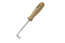 Grün Nahtprüfer  Nahtprüfer mit Holzgriff, 90° abgewinkelt.
