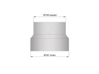 TermaTech Reduktion Ø160mm auf Ø150mm (26-930)