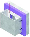 ACO Rückwand für Betonlichtschacht aus Kunststoff