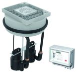 ACO Sinkamat 50/2-K duo Aufsatzstück und Elektropaket für Kleinhebeanlage