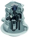 ACO Muli UF MWP1 komplett Kleinhebeanlage für Schwarzwasser 230 V Höhe 670-740
