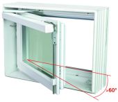 ACO Therm® 1.2 Zuluft-Drehflügel für Kellerfenster