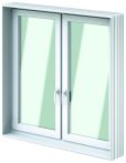 ACO Therm 3.0 Leibungskellerfenster Standard 2-flügelig für Fertigteilwerk für Keller 1500x1000 - Anschlag DIN Links/Rechts