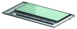 ACO Vario Designabdeckung Teilglas ohne Rost für Kunststofflichtschächte