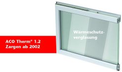 ACO Therm Drehkippflügel m. Wärmeschutzverglasung 800x600 mm