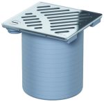 ACO Easyflow Aufsatzstück Standard für Kellerablauf mit Schlitzrost 140x140mm lose