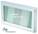 ACO Nebenraumfenster Dreh/Kippfenster 1000x1000 mm