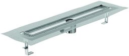 ACO ShowerDrain E+ Duschrinne ohne Wandaufkantung - H: 92 - 140 mm