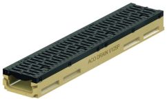 ACO PowerDrain V125P Flachrinne B: 185 mm - Belastungsklasse F 900