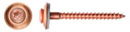 ACP Spenglerschraube A2 verkupfert, 2-teilig mit 20 mm EPDM-Dichtscheibe