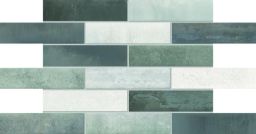 Agrob Buchtal Bordüre 7,5x30x0,9cm Lunar weiß-grau 283007