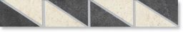 Agrob Buchtal Bordüre 4,7x30x1,05cm Trevi beige-anthrazit 280787-03