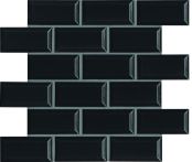 Agrob Buchtal Mosaik 5x10x0,65cm District pich black 45552H
