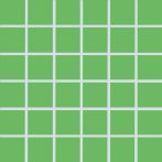 Agrob Buchtal Mosaik 4,7x4,7x0,65cm Plural unglasiert grün dunkel R10/B 610-2016