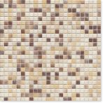 Agrob Buchtal Mosaik 1x1x0,65cm Kauri sandbeige-mix glänzend /8701H-44