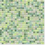Agrob Buchtal Mosaik 1x1x0,65cm Kauri aquagrün-mix glänzend /8704H-44