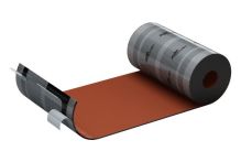 ALUJET Fixroll 4D - 280mm - rot 5 m, Wand- und Kaminanschluss