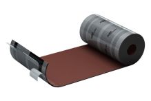 ALUJET Fixroll 4D - 280mm - braun 5 m, Wand- und Kaminanschluss