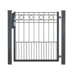 DZT Gartentor TURIN 1-flügelig -  1020 x 1000 mm - anthrazitgrau