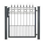 DZT Gartentor RIMINI 1-flügelig -  1020 x 1100 mm - anthrazitgrau