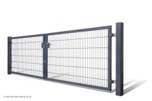 DZT VARIO Trend 2-flügeliges Tor - 2970 x 800 mm anthrazit