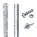 DZT Zaunanschluss - Winkellochleisten - P-fix -Set