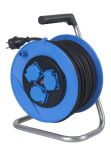 AS-Schwabe Kabeltrommel Kunststoff Blau 40 Meter