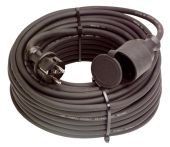 AS-Schwabe Verlängerungs-Kabel Gu 10 Meter Schwarz