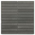 Bärwolf Mosaik 2,3 x 14,8 cm Basalt Ash Grey R10 - BM-10004