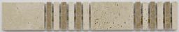 Bärwolf Bordüre 4,8 x 30,5 cm Sticks&Squares White nocetrv.tumbl. - BO-10010