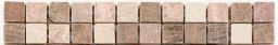 Bärwolf Bordüre 4,9 x 30,5 cm Square Botticino/Brown mix - CM-57106