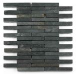 Bärwolf Mosaik 12 x 1,4 cm Nature Dark Grey Slate - CM-7115