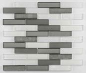 Bärwolf Mosaik 2,4 x 9,8 cm Gabardine White Taupe mix - GL-15002