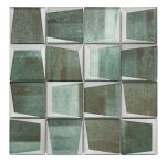 Bärwolf Mosaik 29,8 x 29,8 cm Retro copper green GL-18012