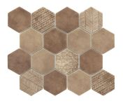 Bärwolf Mosaik 25,8 x 29,8 cm namib red GL-20060