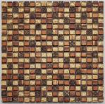 Bärwolf Mosaik 1,5 x 1,5 cm Tuscany Golden Red - GL-2489