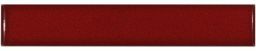 Bärwolf Bordüre 2,5 x 15 cm Uni-Color Red Flat - Z-750