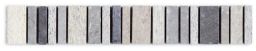 Bärwolf Bordüre 5 x 30 cm Sticks Righetto Gris - MA-13004