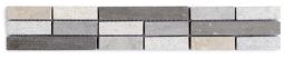 Bärwolf Bordüre 5 x 30 cm Sticks Grey - MA-13011