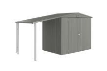 Biohort Seitendach  für GH Europa 2/3/4A quarzgrau-metallic| 150x156 cm