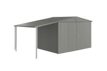 Biohort Seitendach  für GH Europa 4/5 quarzgrau-metallic| 150x228 cm